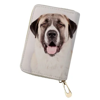 

Portable Wallets Card Holders Clutch Purse Anatolian Shepherd Dog Lover Ladies Wallet Female Coin Pocket Bags Female Cash Holder