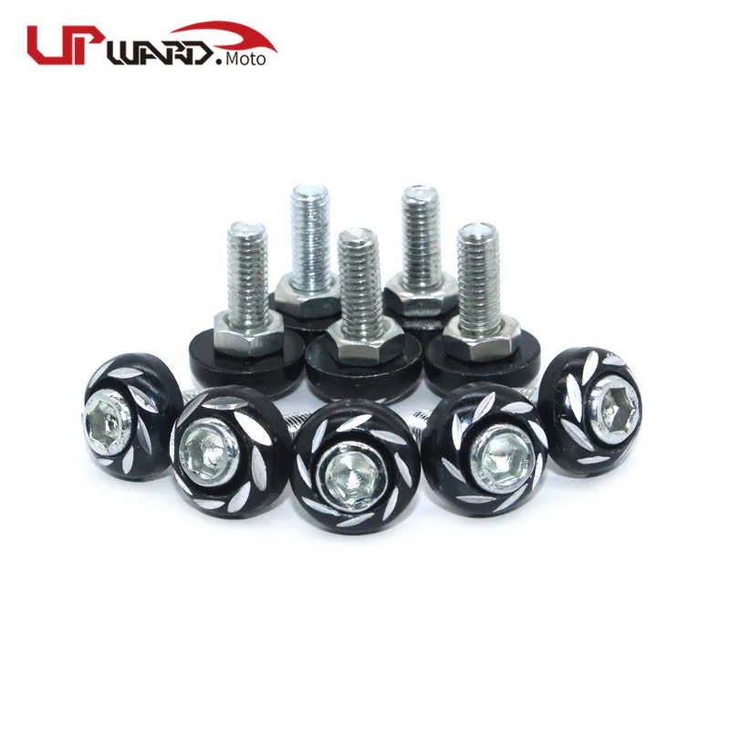6mm Universal License Plate Screws For SUZUKI AN-250//AN-400//UH-200 Burgman LT-F