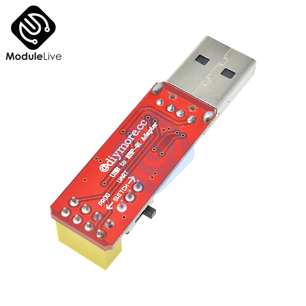 2 шт USB к ESP8266 ESP-01 Wi-Fi адаптер модуль w/CH340G USB к ttl драйвер последовательный беспроводной адаптер LDO для Arduino 3,3 V