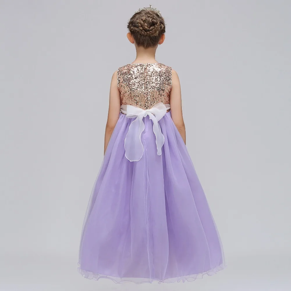 Кружева 2018 для девочек в цветочек платья для свадеб A-Line Sleevesless этаже Длина Длинные платье для первого причастия для маленьких девочек