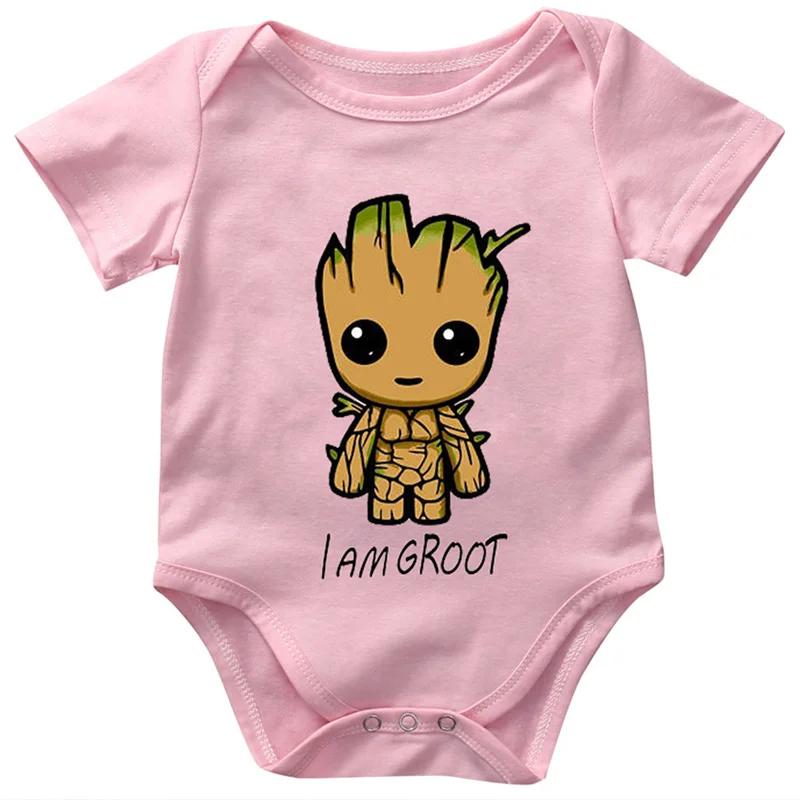 DERMSPE/ New0-24M; комбинезон с короткими рукавами и буквенным принтом для новорожденных мальчиков и девочек; летняя одежда для малышей; цвет белый - Цвет: HY0258-Pink