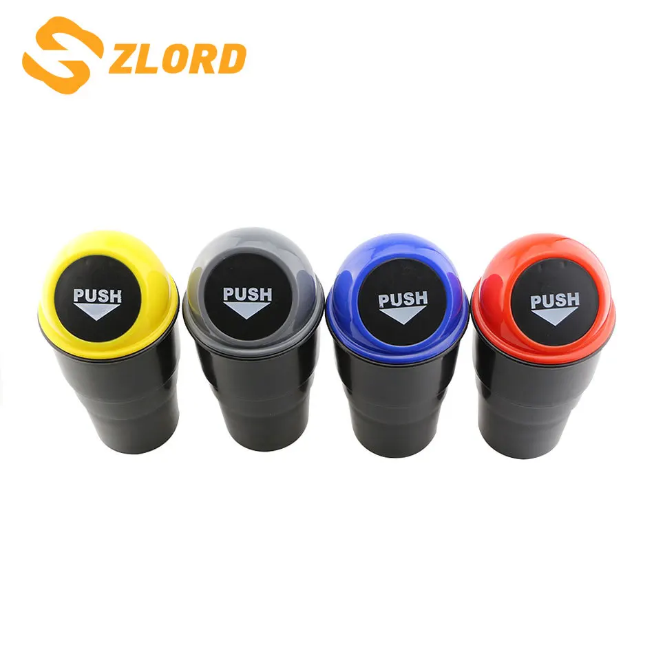 

Zlord Car Trash Can Garbage Dust for Ford Focus 2 3 4 Fiesta Ecosport for Mondeo Kuga Escape Everest Explorer Ranger Ka