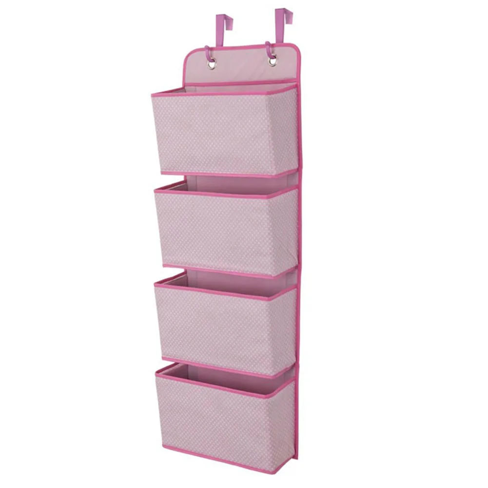 Home Tools Organizer Over Door Toys Foldable Box Hanging Multifunctional 4 Pockets Closet Keys Magazine