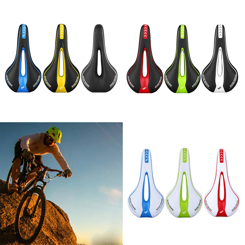

Bicycle Saddle Soft Bike Seat High Quality MTB Saddle Pad PU Breathable Soft Front Seat Mat Shockproof Cycling Retro Accessories