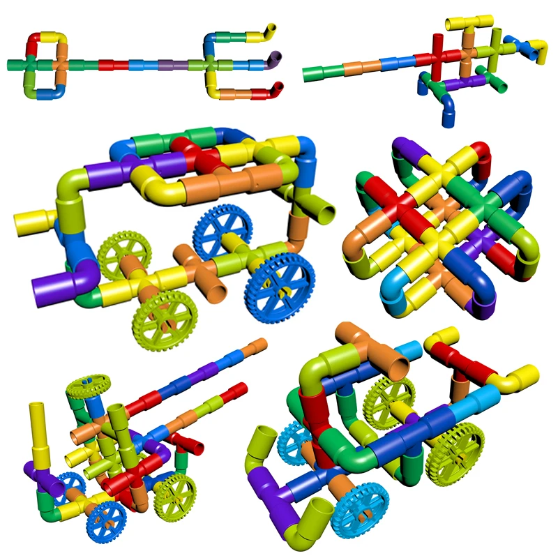 72 шт.-260 шт. большие строительные блоки Совместимые Duploe игрушки для детей выше кирпичи с инструкцией наклейка рисунок трубы блоки