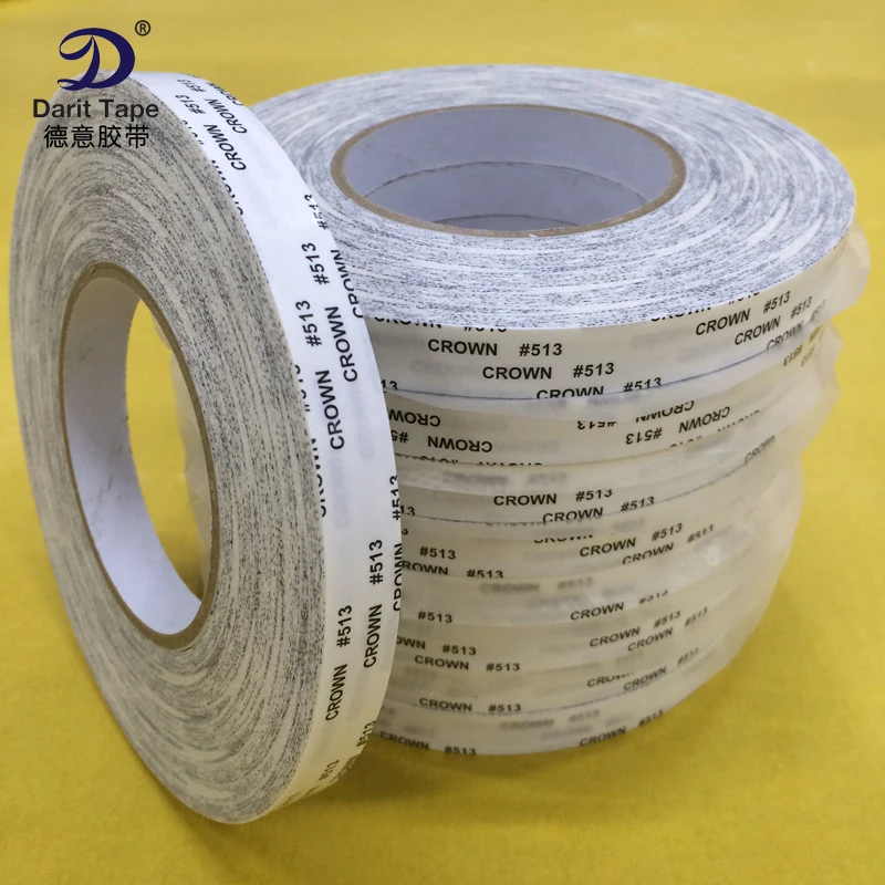 Crown 513 double sided tape ultra thin strong high temperature double sided adhesive metal