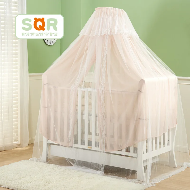 Mosquito Net Baby Bed Crib Netting Hanging Round Shading Dome Mosquito Net For Baby Room Decor Canopy Bed Curtain Tent Mosquito Net Baby Bed Crib Netting Hanging Round Shading Dome Mosquito Net For Baby Room Decor Canopy Bed Curtain Tent