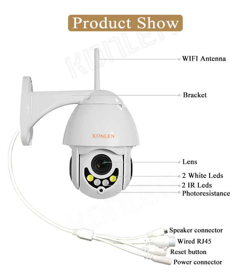 5X Zoom Full Color Mini Wireless Outdoor IP Camera (14)