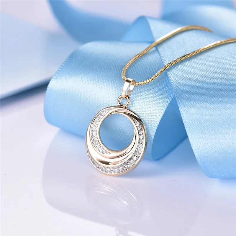BUDONG, трендовые очаровательные ожерелья и кулоны, сверкающие AAA+ кубический циркон, цепи, ожерелья для женщин, ювелирные изделия дружбы, подарок на день матери