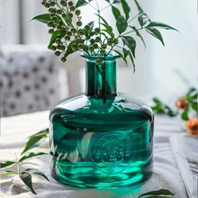 Стеклянная гидропонная ваза прозрачная ваза маленькая свежая гостиная дом европейское искусство креативное сохранение воды простые украшения