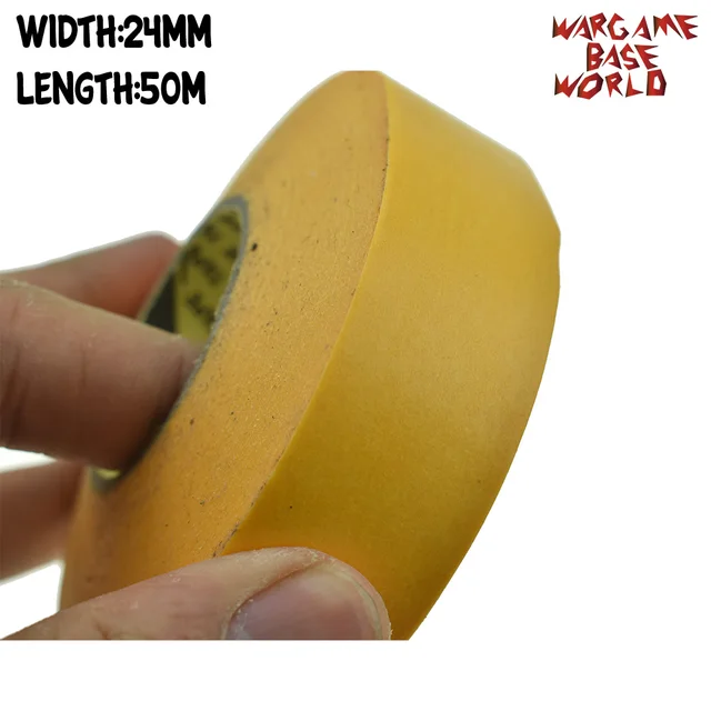 Yellow Mask Tape 50M Paint Special Model Special Masking Tape 8 50mm Model Hobby Painting Tools