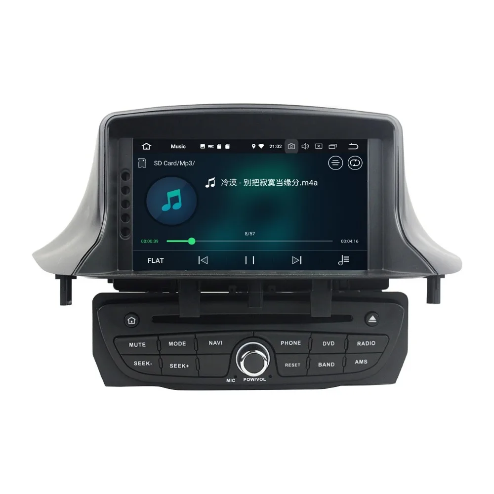 Discount Android 8.0 Octa Core Car Multimedia DVDGPS for Renault Megane III Fluence 2009-2016 4GB RAM Radio Bluetooth WiFi Mirror-link 0