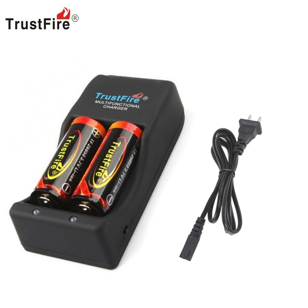 TrustFire TR 006 многофункциональное зарядное устройство для аккумулятора + 2 шт 26650
