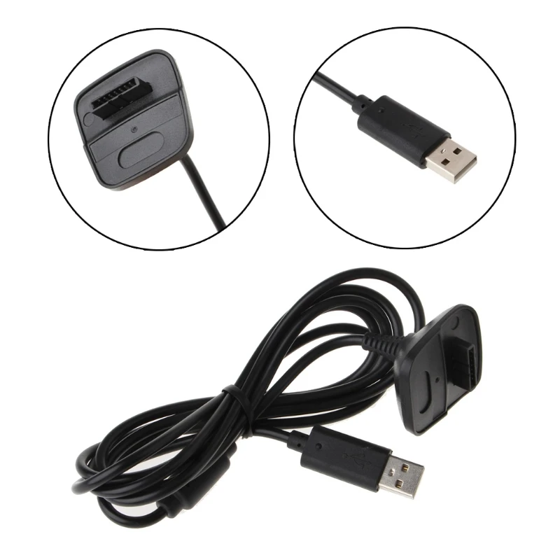 Беспроводной игровой контроллер USB геймпад джойстик блок питания зарядное устройство кабель для Xbox 360
