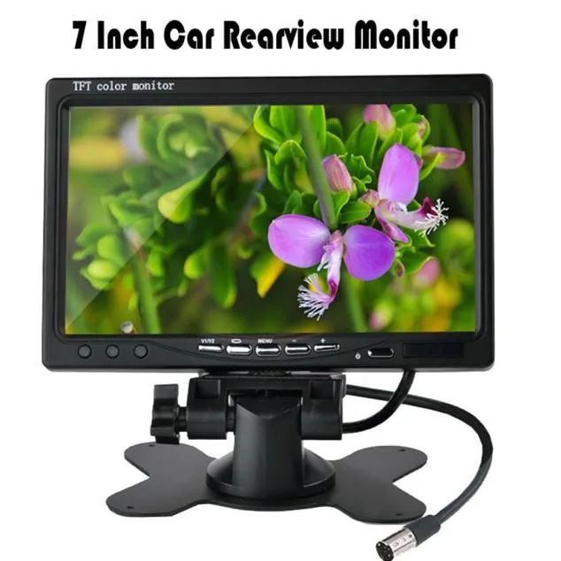 

2019 New Arival Hot Sale Car Rearview monitor rearview backup camera system 7 TFT LCD Screen Nightvision Dropshipping Cars