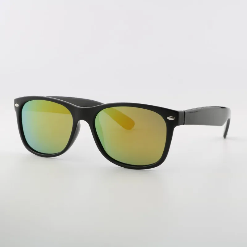 HDSUNFLY мужские поляризованные солнцезащитные очки, классические мужские ретро очки с заклепками, брендовые дизайнерские солнцезащитные очки для мужчин, очки UV400 - Цвет линз: black red mirror