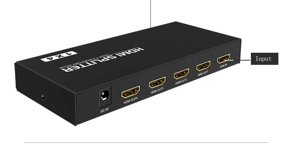 2017 высокое качество оригинальный mt-Lamoda mt-sp104-h 4 Порты и разъёмы HDMI Splitter 4 К * 2 К Бесплатная доставка