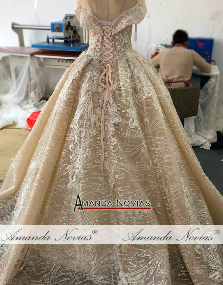 Новое свадебное платье с открытыми плечами и ремешки; robe de soiree