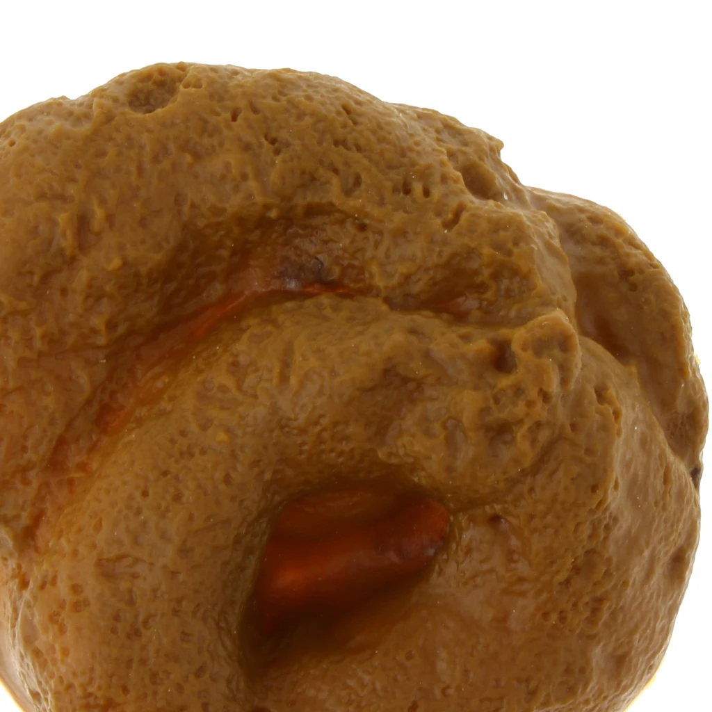 Simulation Dog Doo Poop Crap Turd Stool Party Prank Gag Gift Plastic Round