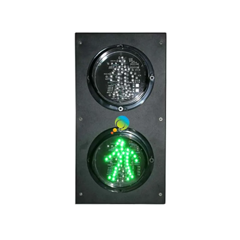 125mm red green pedestrian led traffic light used for crossing road