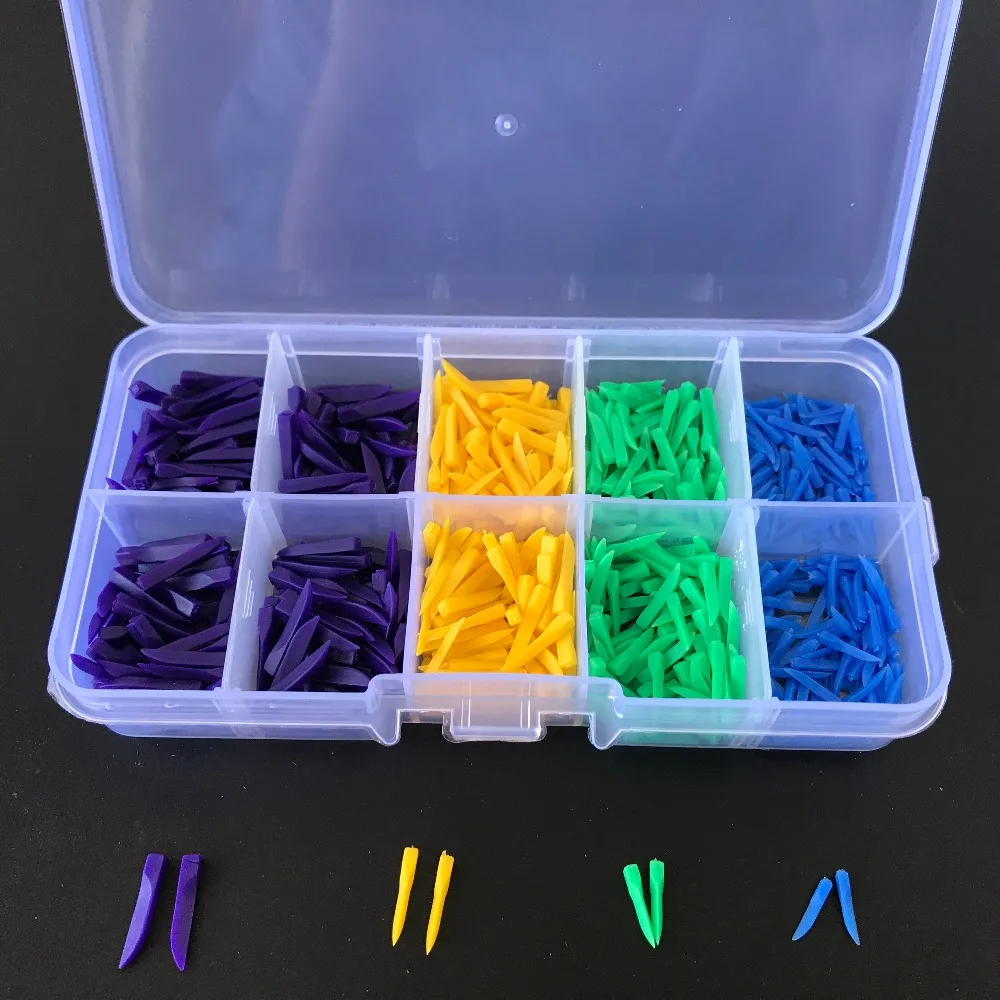 

800 PCS 4 Sizes Dental Disposable Teeth Diastema Wedges Denture Material Supply