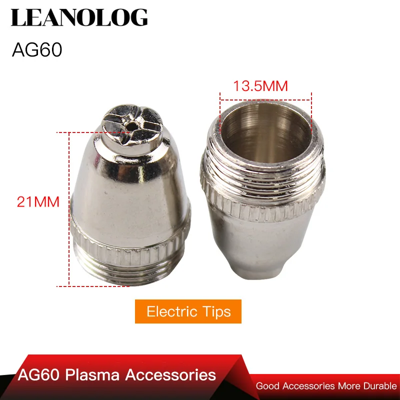 20PCS Air Plasma Cutter AG-60 Cutting Torch/Gun Head Consumable For CUT40/50/60A Accessories Tips Electrodes 20PCS Air Plasma Cutter AG-60 Cutting Torch/Gun Head Consumable For CUT40/50/60A Accessories Tips Electrodes
