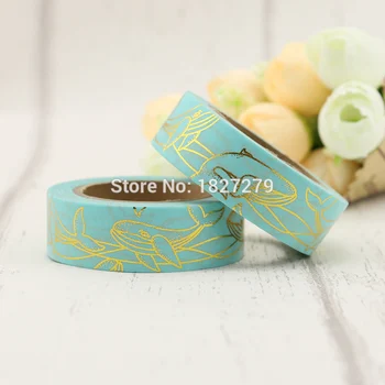 

New Kawaii Cartoons Washi Tape Love Kiss Dolphin Japansese Stationery Cute Masking Tape DIY Scrapbooking Diary Sticker