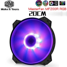 Cooler Master R4-200R-08FC-R1 MF200 чехол для компьютера 20 см RGB Большой Вентилятор Кулер для процессора радиатор водяного охлаждения 200 мм заменяет вентиляторы