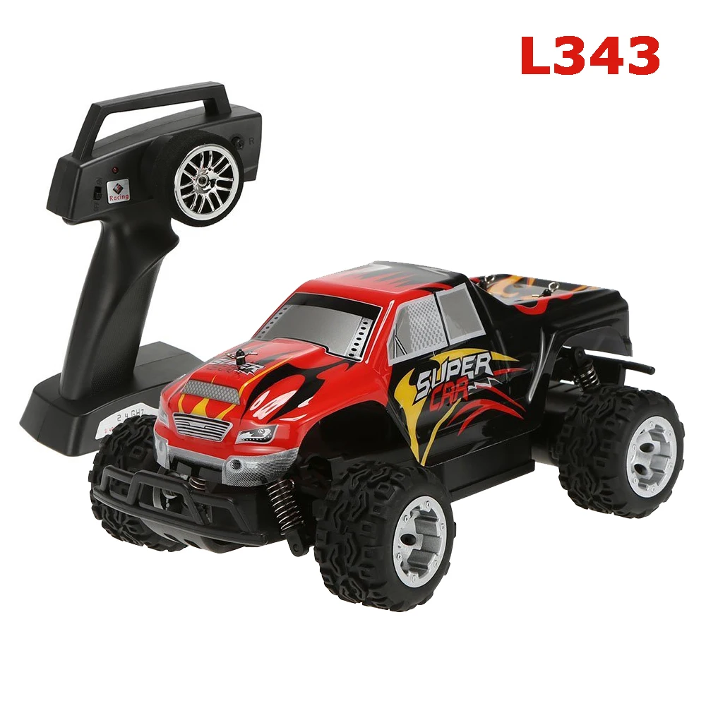 Электрический автомобиль-монстр WLtoys L343 1/24 2 4G с щеткой 2WD RTR | Игрушки и хобби