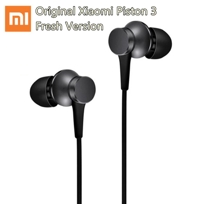 

Newest Original Xiaomi Piston 3 Earphone Fresh Youth Version Stereo earphones with Mic Mi earphone for Samsung Xiaomi phone mp3