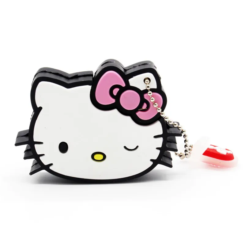 JASTER hello kitty, usb флеш-накопитель, милые флешки, 4 ГБ, 8 ГБ, 16 ГБ, 32 ГБ, карта памяти, u-диск, usb 2,0, флеш-накопитель - Цвет: Pink