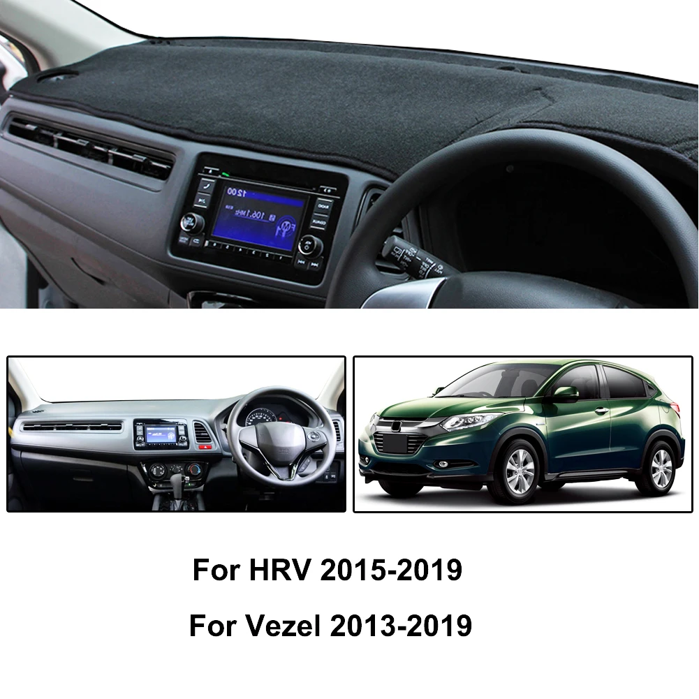 Подходит для Honda HRV HR V Vezel 2014 2019 крышка приборной панели Dashmat Dash коврик