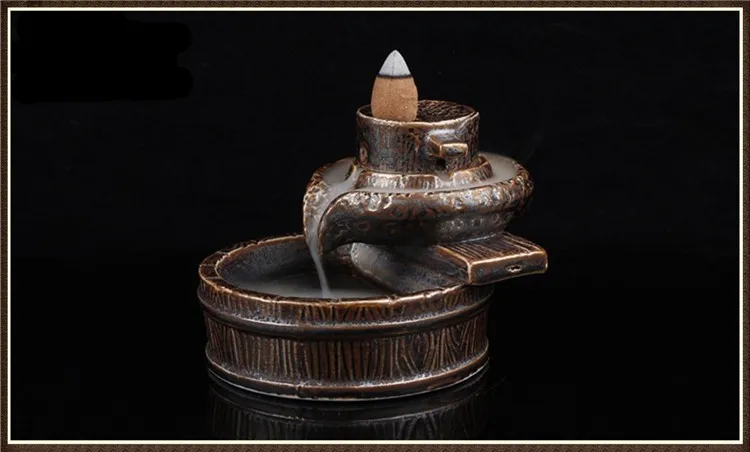 Античная керамическая башня курильница для благовоний коническая курильница для благовоний украшения для благовоний комната в дополнение к вкусу и благовонию
