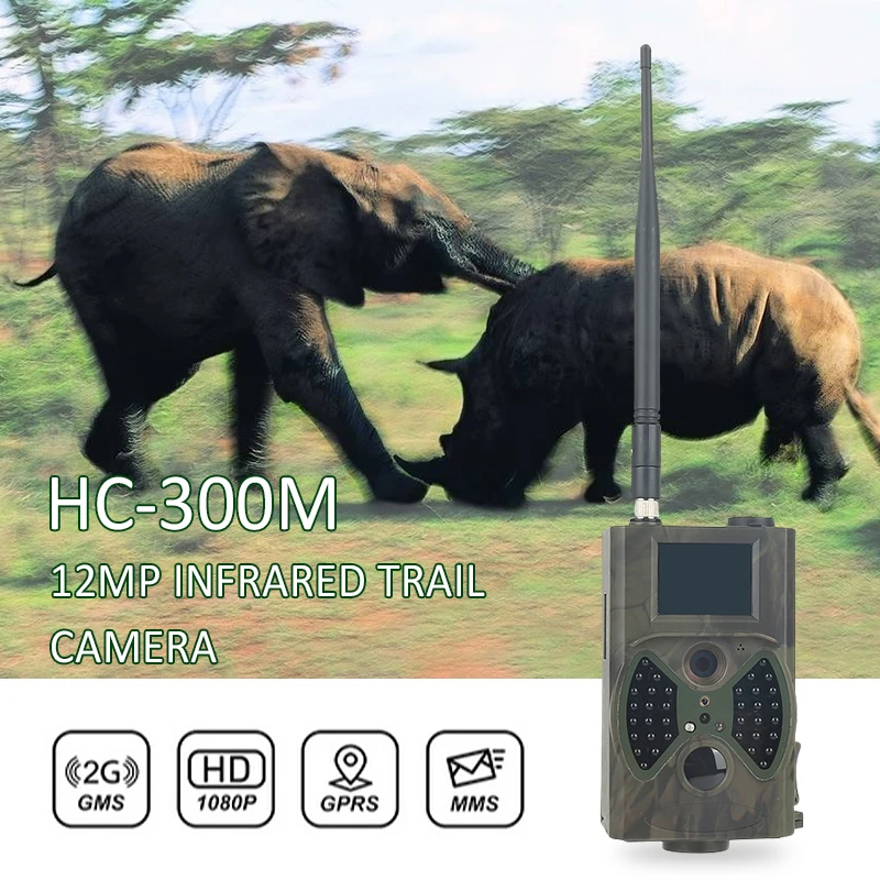 Bateria de Energia Caça Câmera 12mp 940nm Visão Noturna Mms Foto Armadilhas Hunter Trail Carga Externa Hc300m Hc550m Hc700g