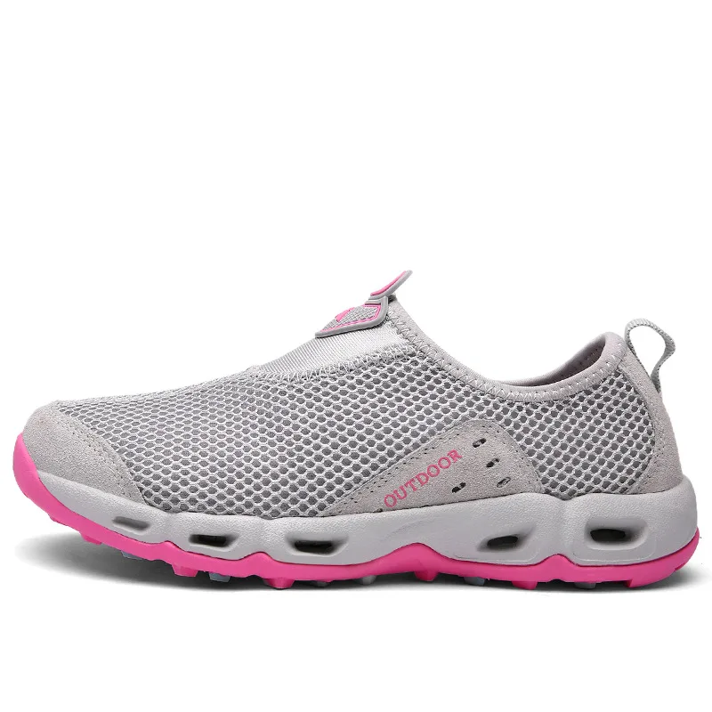 

Summer New Mesh Air Breathable Walk Sport Women's Outdoor Sneakers Mountain Hill Sports Walking Shoes For Women Boots Female