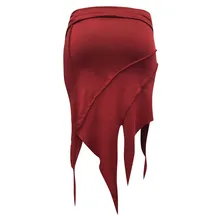 JAYCOSIN высокая талия юбки средней длины с разрезом Женская Кнопка точка печати Повседневная шикарная Магия печатных Асимметричная макет короткая юбка