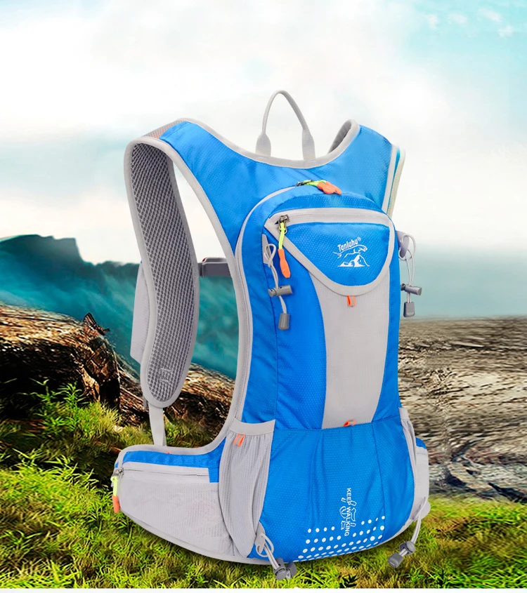 15L водонепроницаемый нейлоновый мужской женский рюкзак для бега Mochila, для занятий спортом на открытом воздухе, для бега, велоспорта, сумка для велосипеда