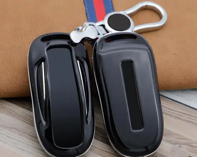 Автомобильный чехол для ключей ABS с карманом для Tesla модель X чехол для ключей аксессуары для ключей