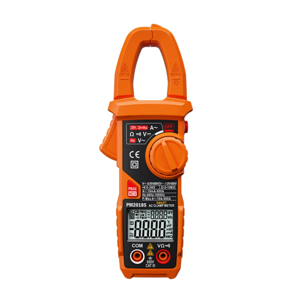 

Smart AC Digital Portable Clamp PM2018S Meter Multimeter AC Current Voltage Resistance Continuity Measurement Tester