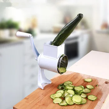 

Hot sales 5 In 1 Vegetable Fruit Hand Shredder device Rotary Cutting carrot potato grater foe Kitchen Gadget Accessories