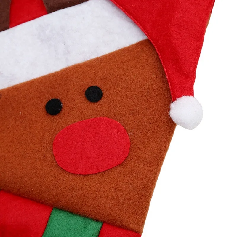 Санта Клаус Снеговик Лось Пингвин рождественские конфеты подарочные пакеты