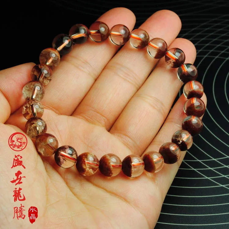 

Natural red ghost crystal bracelet natural bracelet lucky