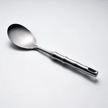 2-Pack длинная сервировочная ложка из нержавеющей стали набор ложек для салата Ресторан сервировочная ложка общественная посуда с использованием буфета салат sevice