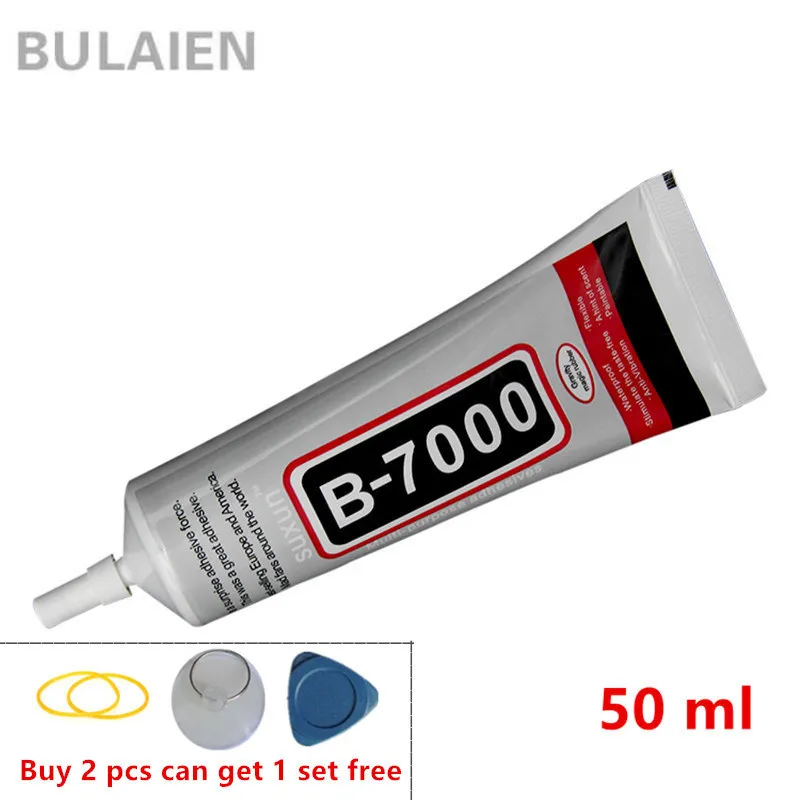 Plastic Box Packed B7000 50ml Liquid Glue Multi All Purpose Adhesive Epoxy Resin Diy Crafts Phone Screen B-7000 Super | Канцтовары для