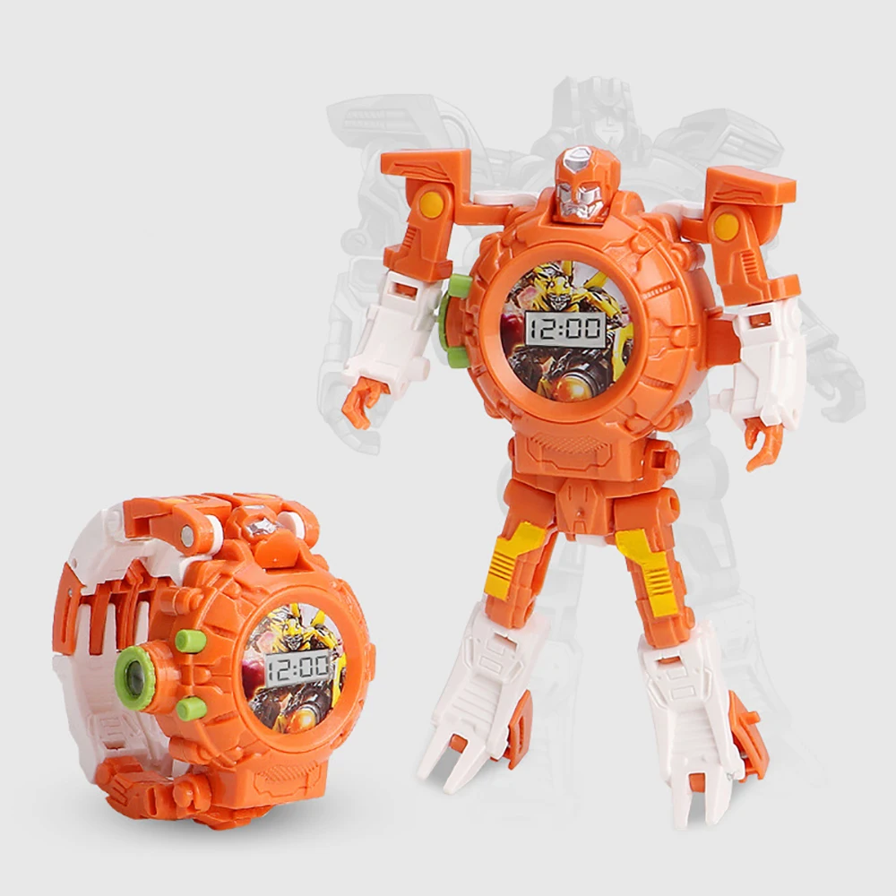 robot watch-orange