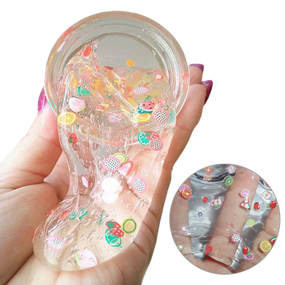 Drop Shipping Clear Slime Toys Modeling Clay Fluffy Box Putty Plasticine Toys Antistress Play Soft Light Clay Kits Slime Butter Drop Shipping Clear Slime Toys Modeling Clay Fluffy Box Putty Plasticine Toys Antistress Play Soft Light Clay Kits Slime Butter