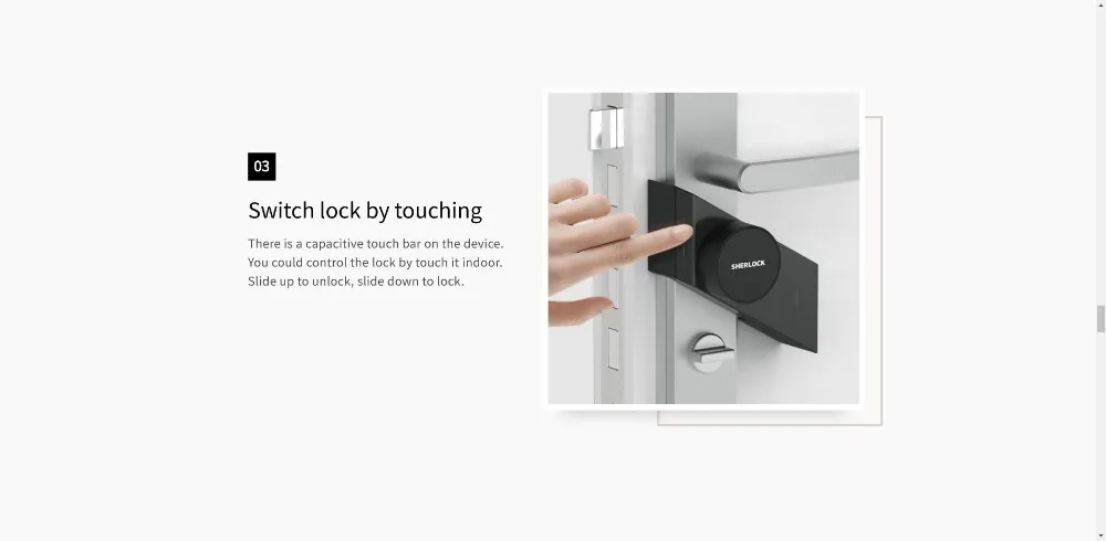 Xiaomi Mijia Sherlock S1 Smart Stick Lock, добавить отпечаток пальца/пароль диск для Xiaomi Smart Home Kit