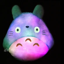 New Totoro Led Luminous Plush Pillow Lovely Totoro Toy Wedding Gift Christmas Gift Birthday Gift