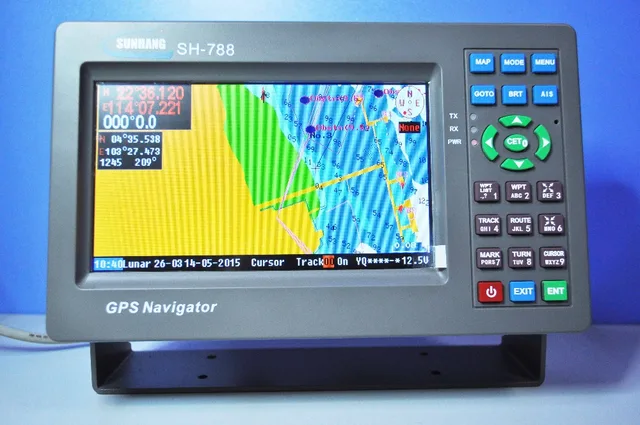 2017 sh 788 7inch marine gps chart plotter gps hot selling chart plotter marine