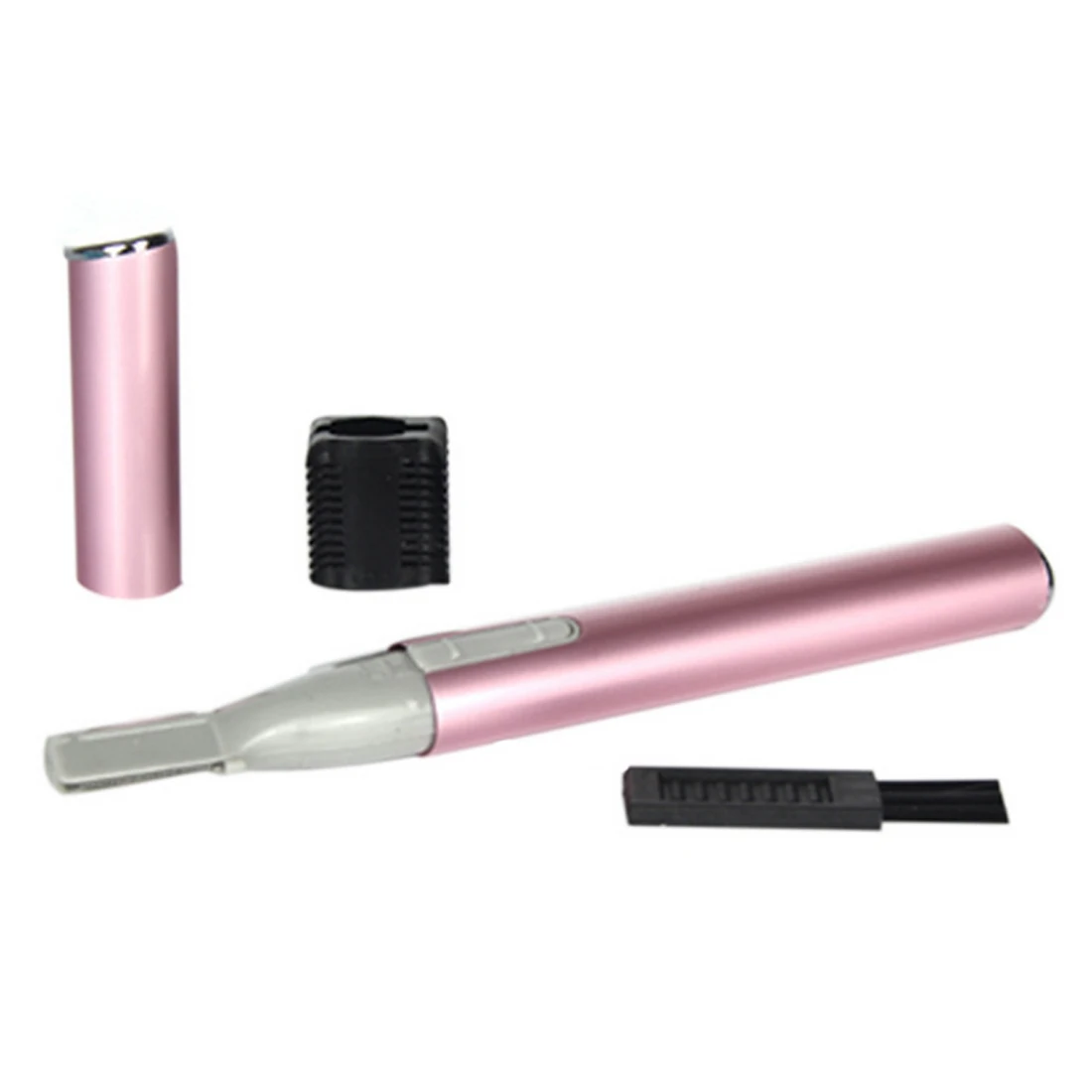 Электрические ножницы для лица и бровей, триммер, Розовый Мини Портативный Женский бритвенный нож для удаления волос
